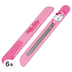 buyhearts 口袋美工刀 小 P-HKCT, 6個, Hello Kitty