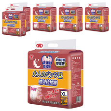 3baby 三個寶 特厚版巨吸收夜夜好眠成人紙尿褲, 6包, XL, 36片