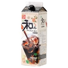 Seiko coffee 嚴選和風黑咖啡 無糖, 1個, 1L