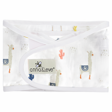 Anna & Eve 嬰兒防驚跳舒眠包巾 肚圍, 專利雙層設計 魔鬼氈 噪音較小 兩側手臂固定枕, 草泥馬樂園