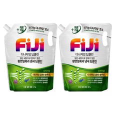 피지 디나자임 딥클린 오리지널 액상세제 리필, 2L, 1개입, 2개