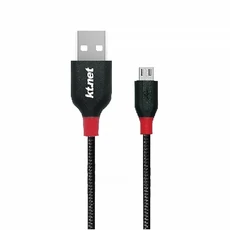 KTnet 廣鐸 USB-安卓充電傳輸線 G111 2A 1.2m, 黑色, 1條