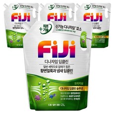 피지 디나자임 딥클린 오리지널 액상세제 리필, 2L, 1개입, 4개