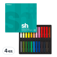 신한화구 sh 채색용 파스텔 세트, 24색, 4세트