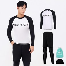 aquatica 男款拉鍊式防磨上衣 + PL內搭短褲套裝 AQAMTS23011