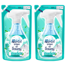 febreze 風倍清 Downy 室內晾乾清新潔淨香氛 織物除臭劑 補充包, 320ml, 2個