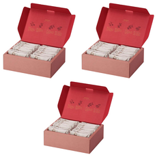 Magnet 曼寧 有機豐康茶禮 附提袋, 有機枸杞明采茶 x 10包 + 有機紅棗補氣茶 x 10包, 3盒