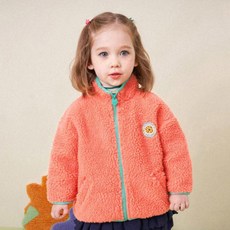 mollimelli 童款獵豹圖案絨外套