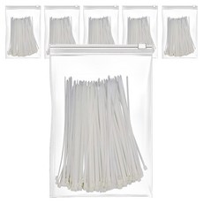 엔더 플렉시블 케이블 타이, 1200개, 화이트