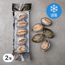 다복수산 CAS로 급냉한 전복 5미 (냉동), 340g(5개입), 2개