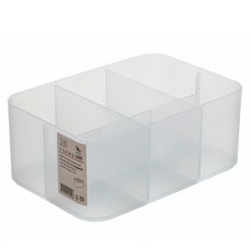 UDA 有達 日光6格收納盒 21.5x14.8x8.7cm 台灣製 PP聚丙烯, 白色, 1組