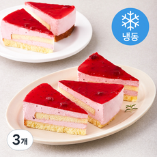 파미유 스위트 딸기무스 케이크 5개입 (냉동), 350g, 3개