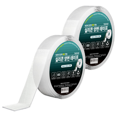 TUCO.B 超強力網格萬能矽膠雙面膠帶 3cm x 5m x 1mm, 透明, 2個