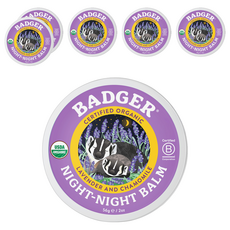 BADGER 夜間舒眠香膏 56g, 6個