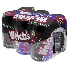 Welch's 威氏 零卡葡萄汽水, 6罐, 355ml