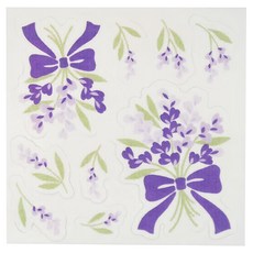 SANKO Okudake Kyuchaku 馬桶除臭貼 紫羅蘭花套裝, 1包