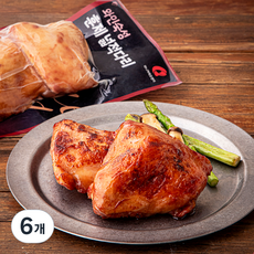 마니커에프앤지 와인 숙성 훈제 넓적다리, 220g, 6개