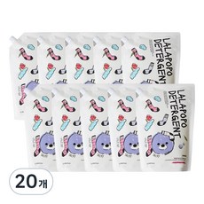 케이맘 랄라포포 유아용 세탁세제 프레시모닝향 리필, 20개, 1.3L