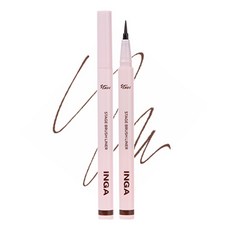 INGA Cosmetics 舞臺刷頭眼線液 0.6g, 1個, 深棕色