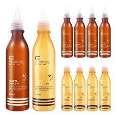 PL COSMETIC 蜂膠&蜂蜜萃取燙髮液 1+2劑組 所有髮質適用, 5組