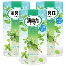ST 雞仔牌 浴廁消臭力, 400ml, 3罐, 蘋果薄荷
