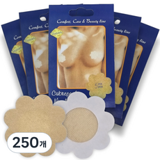 바디애 부직포 꽃모양 니플밴드, 250개