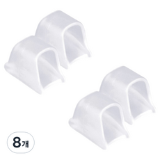 溫馨小舖 大拇趾撐開器 腳趾環 腳趾分隔器 半透明, 8個