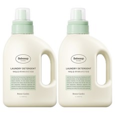 베베숲 홈 브리즈가든향 세탁세제 본품, 1L, 2개