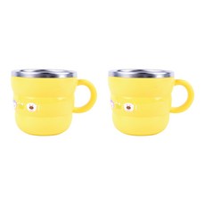 LiLFANT Pororo印花不鏽鋼水杯, 混色, 2個