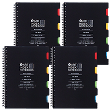 ibis 4 藝術索引筆記本 SP 12285, 黑色, 4個