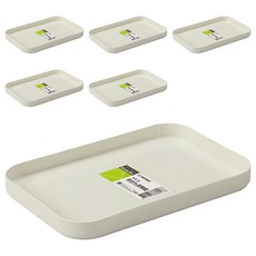 KEYWAY 聯府 你可1號收納盒, 乳白色, 6個