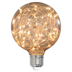 LED 愛迪生 G95 銀河燈泡 3W, 黃光, 1個