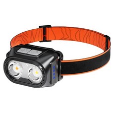 아웃도어 충전식 모션 모자 헤드랜턴, 블랙, 1개