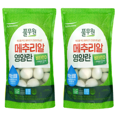 풀무원 메추리알 영양란, 900g, 2개