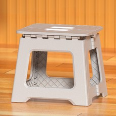 輕量便攜簡易摺疊椅 大, 1個, 灰色