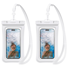 Spigen 氣囊手機防水袋 + 掛繩, 2, 白色