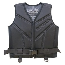 BUFFALO life jacket 修身款救生衣, 黑色