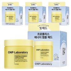 CNP차앤박 프로폴리스 에너지 앰플 패드 160ml, 70매입, 4개