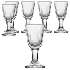 It's us 迷你高腳杯 煙台高粱酒杯, 6個, 透明色