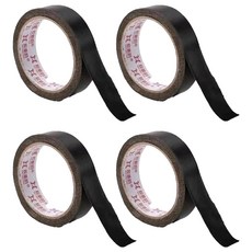 마다꾸미 크래프트 종이테이프 12mm, 블랙, 4개