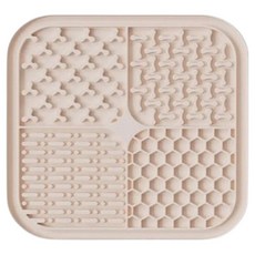 Royco 寵物 Licki Licki 舔食墊, 1個, 奶油色