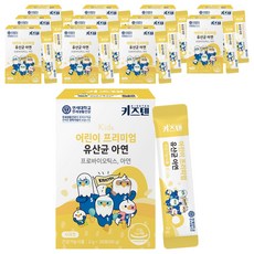 키즈텐 어린이 프리미엄 유산균 아연, 60g, 12개