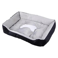 FANCY LIFE 小骨頭寵物窩 立體飽滿填充 高回彈PP棉 柔軟舒適 整體可水洗, 1個