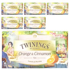 TWININGS 唐寧茶 香橙肉桂茶 茶包, 2g, 25包, 6盒