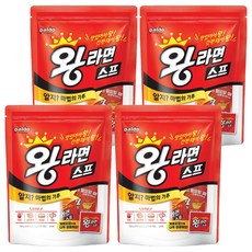 팔도 왕라면 스프 20p, 100g, 4개