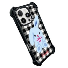 케이스티파이 Bunny with Plaid 바운스 맥세이프 휴대폰 케이스