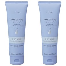 KUMANO 熊野油脂 DEVE 毛孔淨緻洗面乳 藍色, 170g, 2條