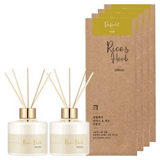 살림백서 라이스 앤 허브 디퓨저, 수선화, 200ml, 8개