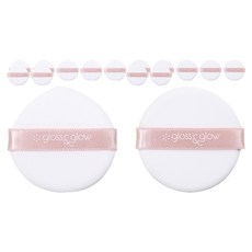 gloss&glow 重點粉撲 4入 + 基本款粉撲 4入, 2套