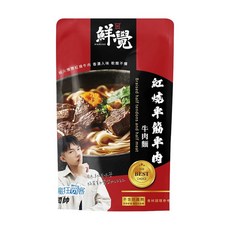 鮮覺 紅燒半筋半肉牛肉麵, 500g, 1個